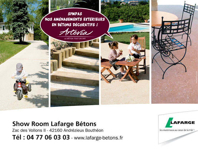 affiche Artevia Lafarge