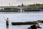 Batellier sur les berges de la Vistule
